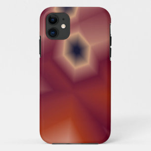 abstract orange and pink iphone cover