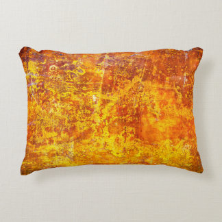 Abstract orange background texture concrete wall, decorative cushion
