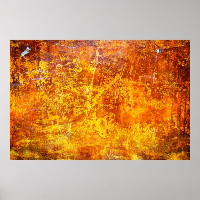 Abstract orange background texture concrete wall,  poster (Front)