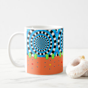 Abstract Orange Blue Mug