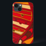 Abstract Orange Panels iPhone 13 Case<br><div class="desc">A surrealist dream,  these brightly coloured abstract orange panels look like melted wax flowing through a canvas. A Jennifer Goldberger creation,  this work is amazing in its imaginative use of colour and lines. Order yours today!</div>