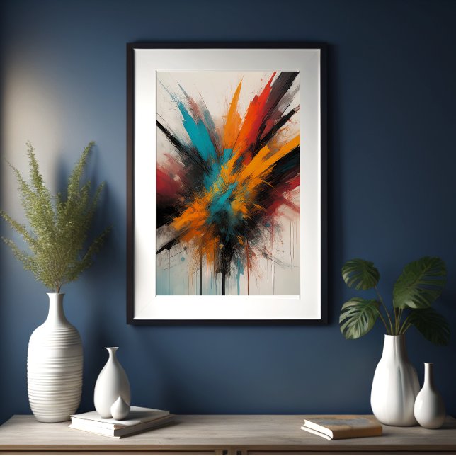 Abstract Organic Painting 2:3 Poster (Creator Uploaded)