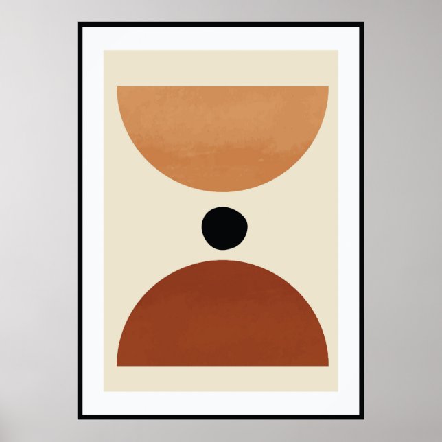 Abstract organic shape poster (Front)