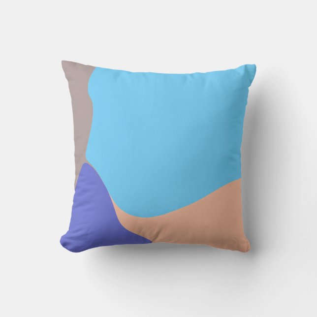 Abstract Organic Shapes Cushion (Front)