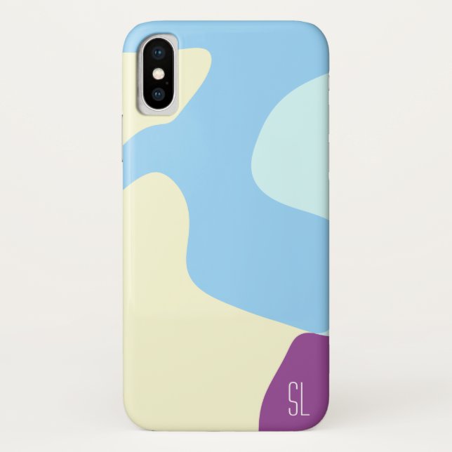 Abstract Organic Shapes Personalised Case-Mate iPhone Case (Back)