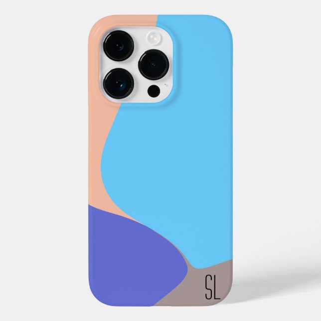 Abstract Organic Shapes Personalised Case-Mate iPhone Case (Back)