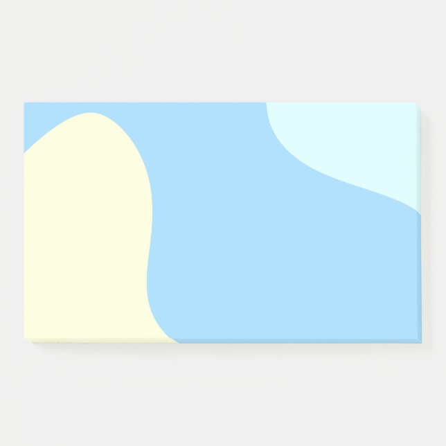 Abstract Organic Shapes Post-it Notes (Front)