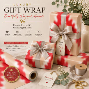Abstract Organic Wrapping Paper