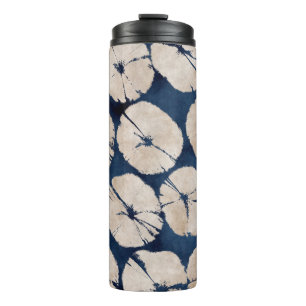 Abstract oriental floral motif. Seamless pattern.p Thermal Tumbler