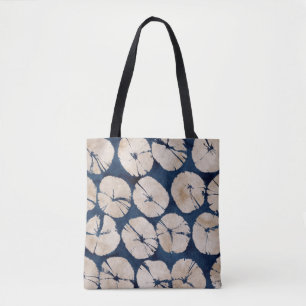 Abstract oriental floral motif. Seamless pattern.p Tote Bag