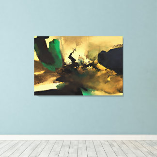 Abstract Oriental Mood Art Canvas Print, 36"x24" B Print