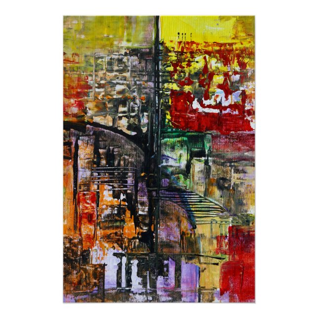 Abstract Original Art Poster (Front)