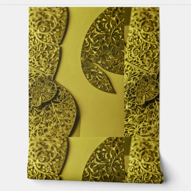 abstract ornamental design aesthetic wallpaper (Unrolling)