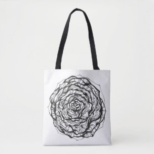 Abstract Ornamental Rose 2 Tote Bag