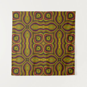 Abstract ornamental seamless pattern. Vintage mosa Tapestry
