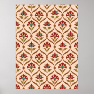 abstract ornamental vintage pattern designart,abst poster