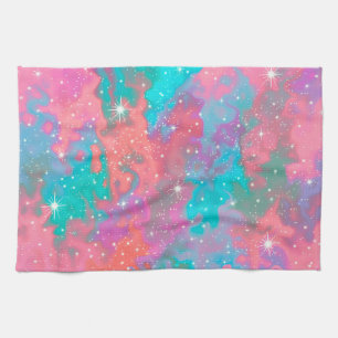 Abstract Outer Space Artwork Kitchen Towel
