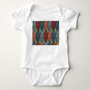 Abstract Ovals  Baby Bodysuit