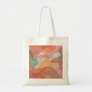 Abstract Overlapping Pastel Blobs Background Tote Bag