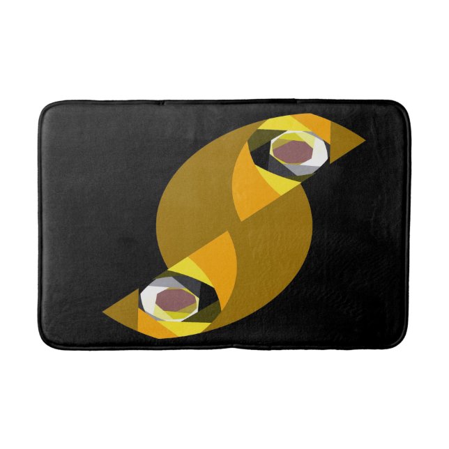 ABSTRACT OWL BATH MAT (Front)