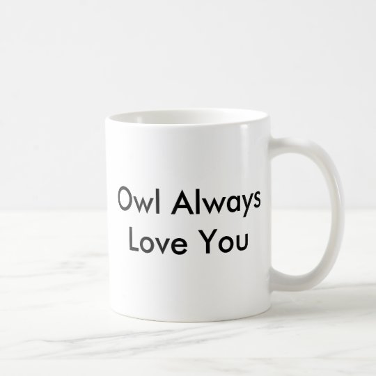 Abstract Owl Coffee Mug