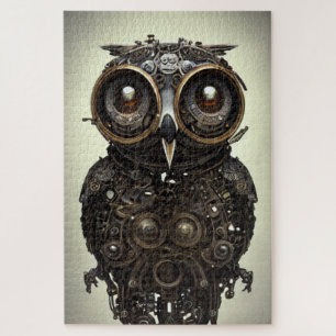 Abstract Owl Jigsaw Puzzle
