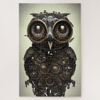 Abstract Owl Jigsaw Puzzle