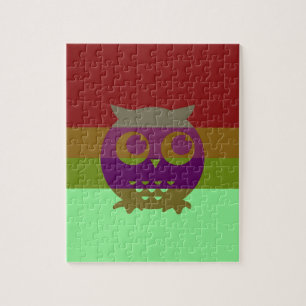 Abstract Owl Photo Puzzle