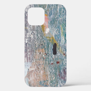 Abstract paint background. Artwork made of mixed m iPhone 12 Case