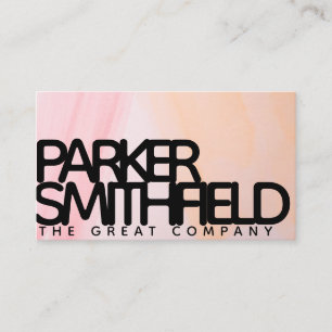 Abstract Paint Business Card