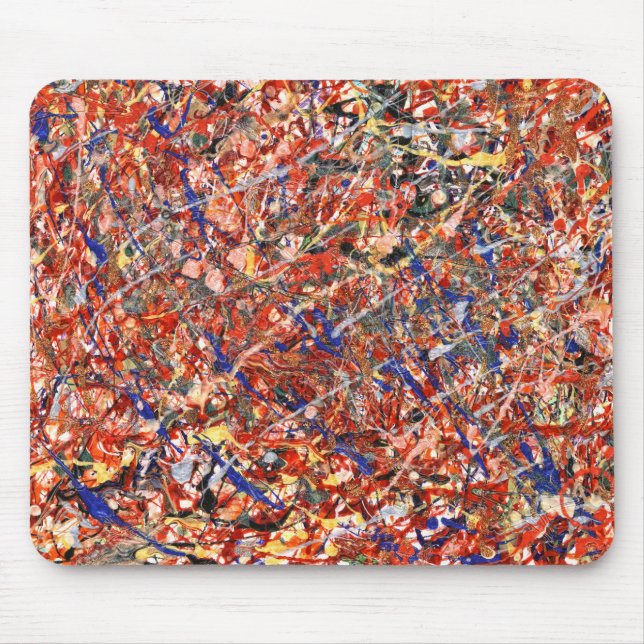 Abstract - Paint - Clown Suicide Mouse Mat (Front)