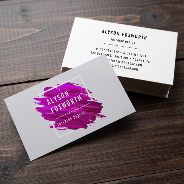 Abstract Paint Logo Business Card (Creator Uploaded)