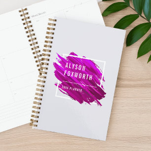 Abstract Paint Logo Personalised Planner