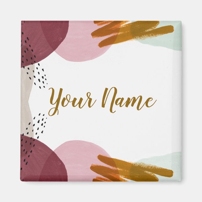Abstract paint  magnet (Front)