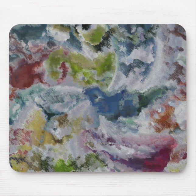 Abstract Paint Mouse Mat (Front)