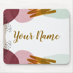 Abstract paint mouse mat