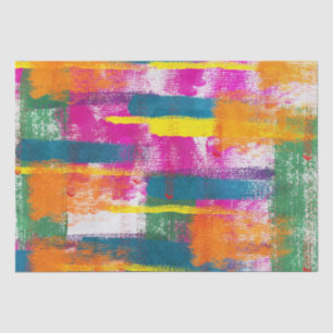 Abstract Paint Pattern Tissue Paper