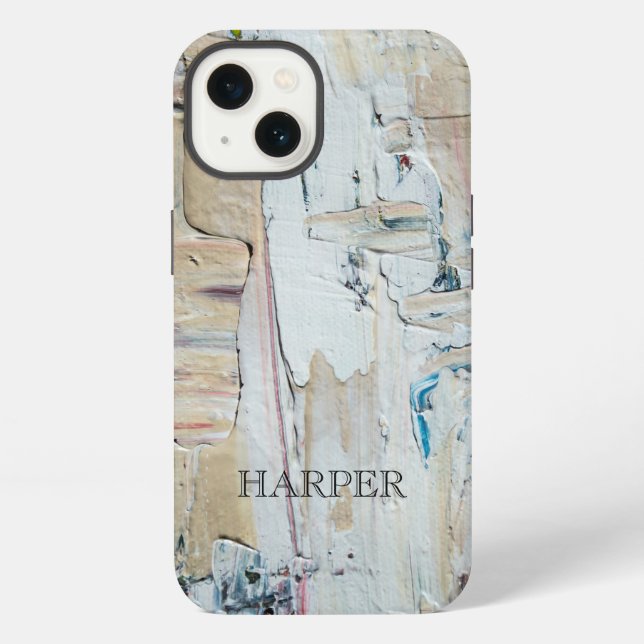 Abstract Paint Personalised iPhone / iPad case (Back)