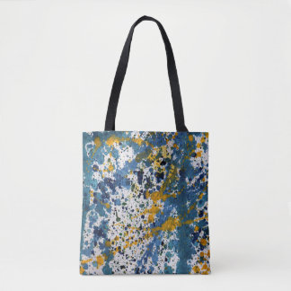 Abstract Paint Splashed Artistic Splashes Tote Bag