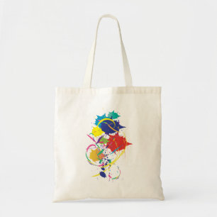 Abstract Paint Splatter Art Modern Cool.ai Tote Bag