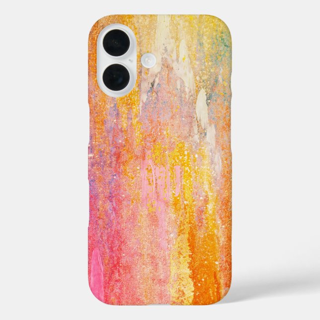 Abstract Paint Streaks Case-Mate iPhone Case (Back)