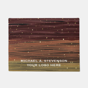Abstract Paint Strokes Customised Doormat