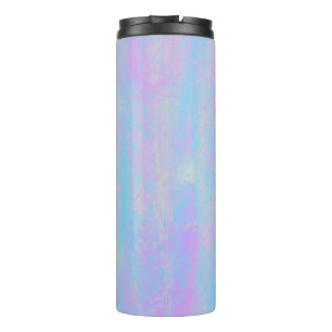 Abstract Paint Strokes Mermaid Colours Thermal Tumbler