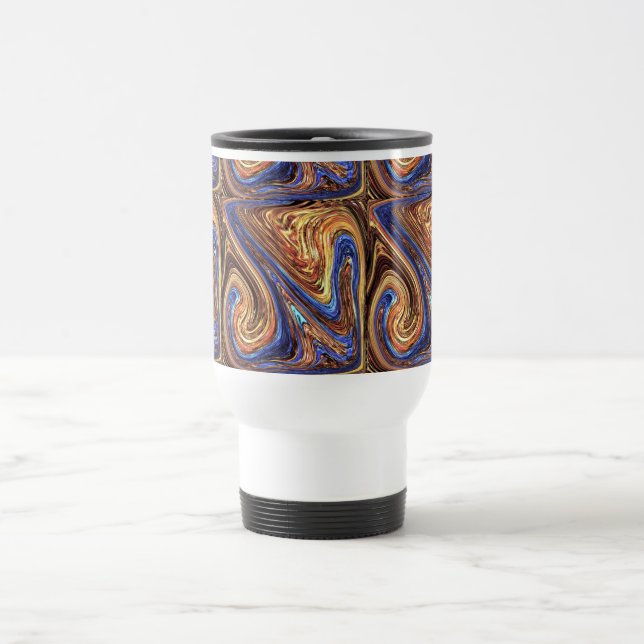 Abstract Paint Travel Mug (Center)