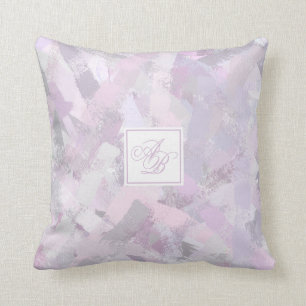 Abstract Painted Brush Strokes texture Throw Pillo Cushion