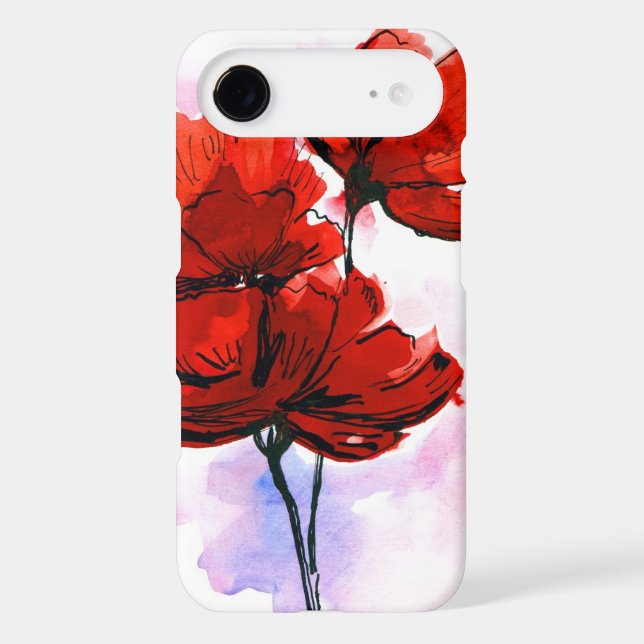 Abstract painted floral background 2 Case-Mate iPhone case (Back)