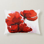 Abstract painted floral background 2 decorative cushion<br><div class="desc">Abstract painted floral background © and ® Bigstock® - All Rights Reserved. | Create your own watercolor merchandise on Zazzle. Try adding your own text to create a one-of-a-kind product! It's easy to personalise your own item,  has no minimum orders & is custom produced when you order!</div>