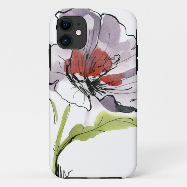 Abstract painted floral background 3 Case-Mate iPhone case (Back)