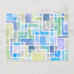 Abstract painted watercolor background. postcard