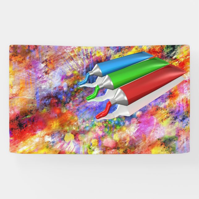 Abstract Painter Banner (Horizontal)